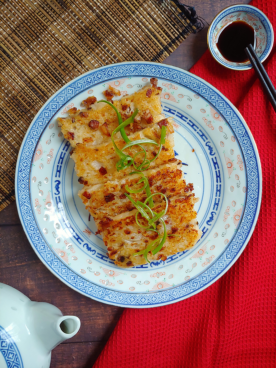 Turnip Cake Xo Sauce Stir Fried Stock Photo 372618745 | Shutterstock